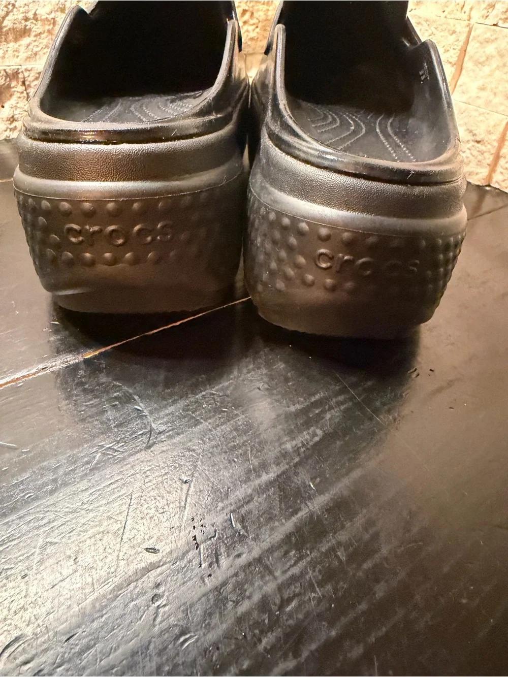 CROCS gloss platform